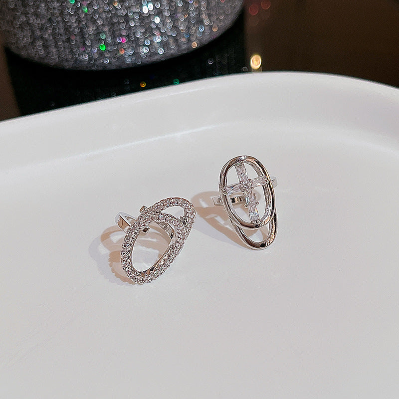 Wind Irregular Female Niche Design Simple Rings