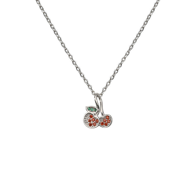 Red Cherry Refined Grace Elegant Sweet Necklaces