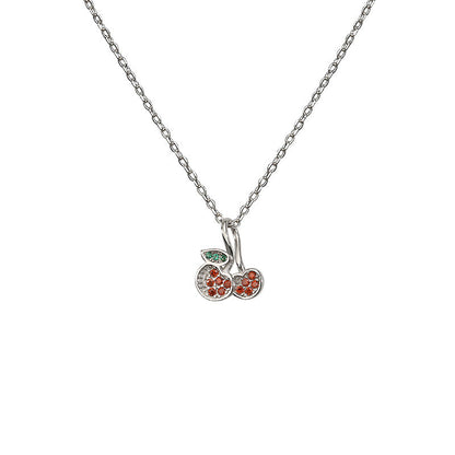 Red Cherry Refined Grace Elegant Sweet Necklaces