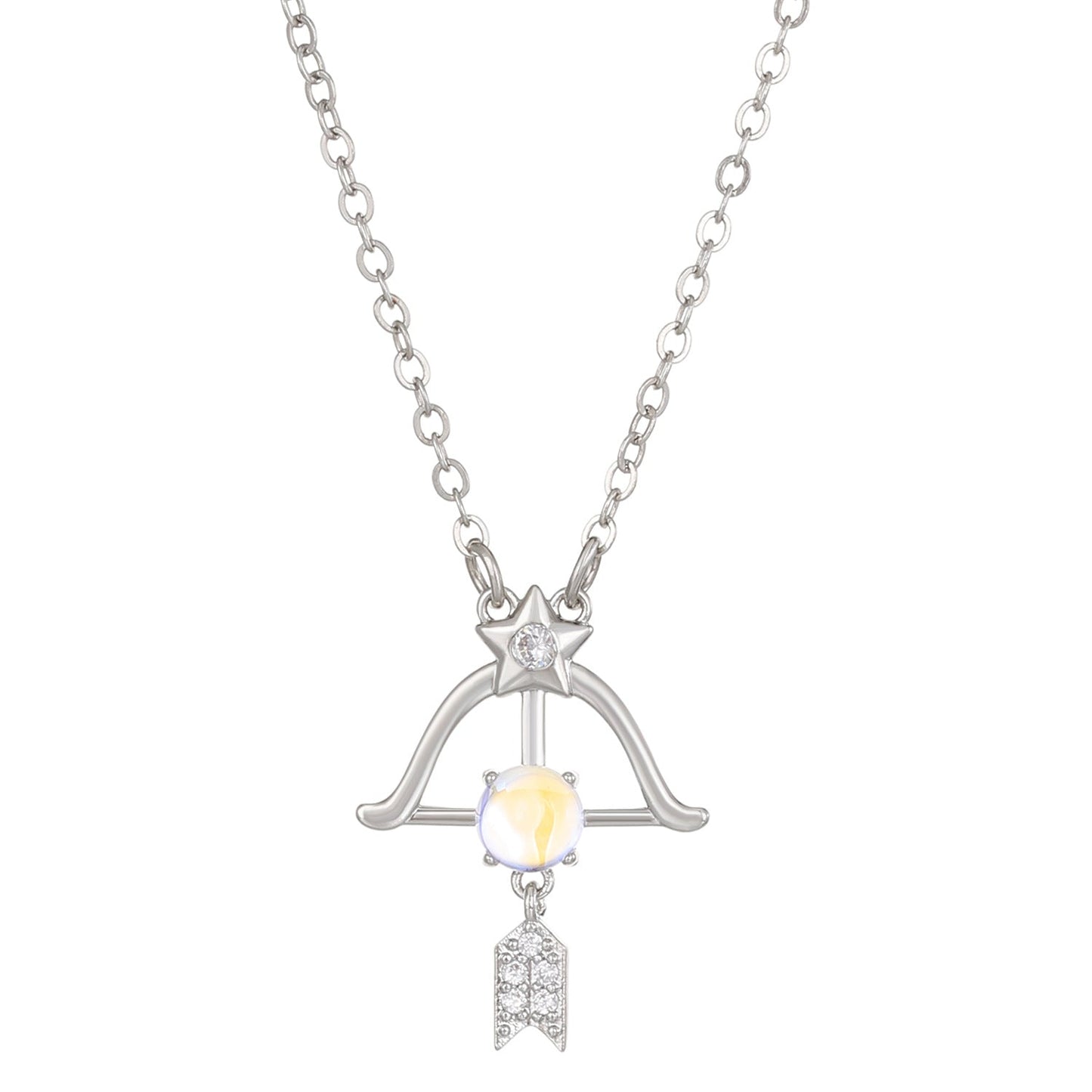 Female Graceful Personality Copper Diamond Studded Necklaces