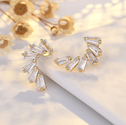 Elegance Retro Temperament Wave Zircon With Necklaces