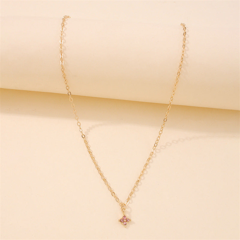 Diamond Inlaid Short Fresh And Stylish Niche Necklaces