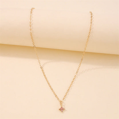 Diamond Inlaid Short Fresh And Stylish Niche Necklaces