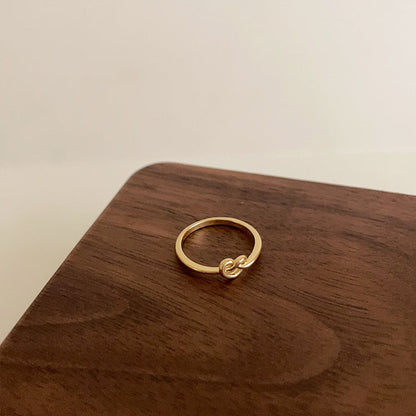 Heart Female French Retro Minority Design Sense Rings