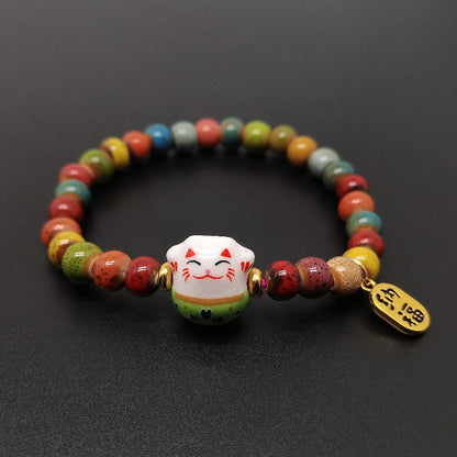 Cat Cartoon Retro Ethnic Style Friend Bracelets