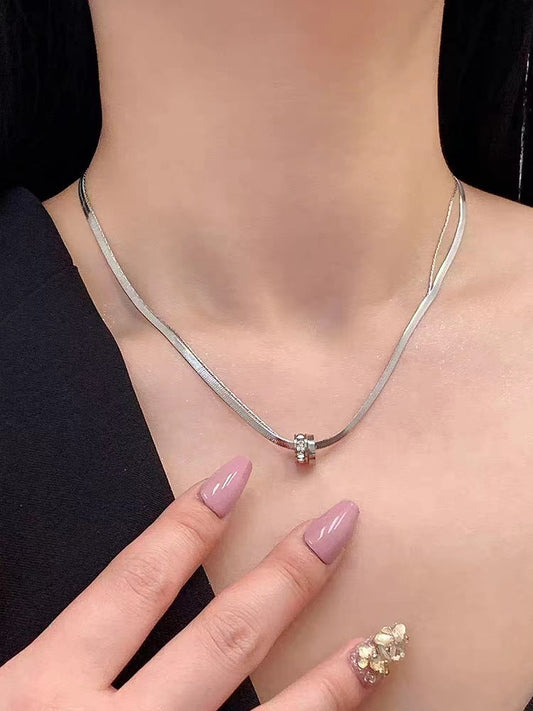 Women's Fashion Personality Cold Style Accessories Titanium Necklaces