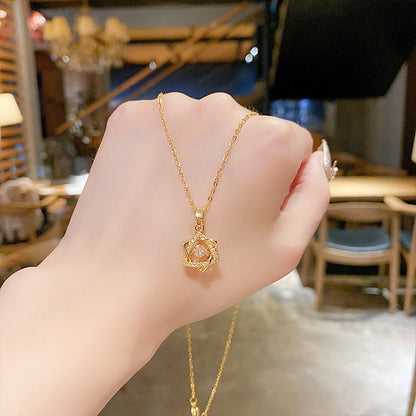 Women's Korean Style Simple And Light Luxury Niche Necklaces