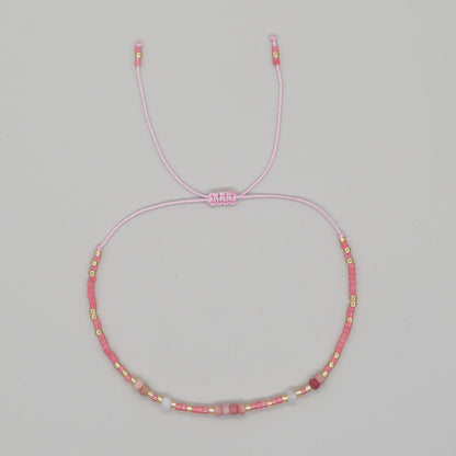 Women's Special Interest Light Luxury Style Personality Jewelry Colorful Bead Bracelets