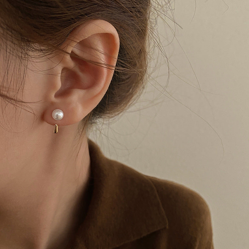 Women's Design Pearl Beanie Minimalist For Trendy Earrings