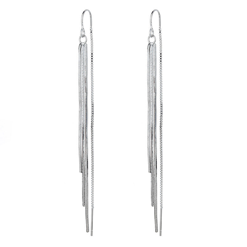 Women's Round Face Hanging Long U-shaped Fashion Earrings