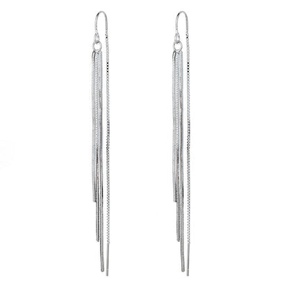 Women's Round Face Hanging Long U-shaped Fashion Earrings