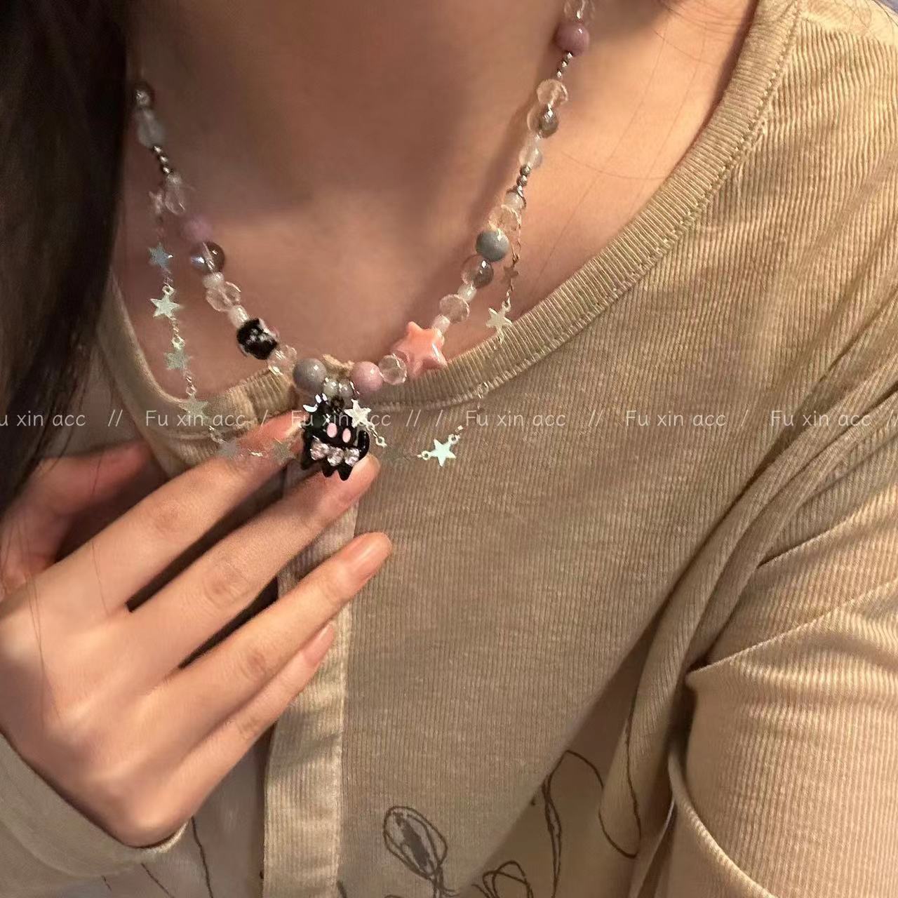 Stars Female Subculture Affordable Luxury Style Necklaces