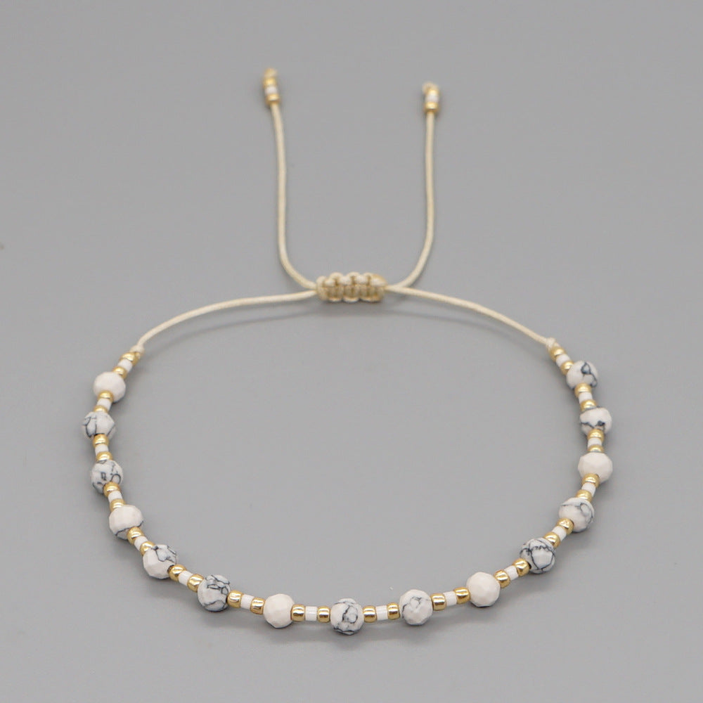 Women's Bohemian Style Personality Stone Bead Direct Sale Friendship Rope Bracelets