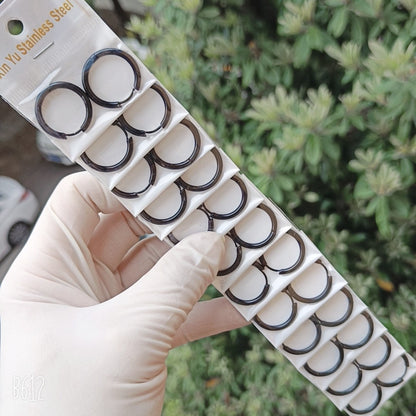 Thick Titanium Steel Hipster Accessories Versatile Earrings