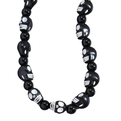 Men's Trend Punk Hip Hop Black And Necklaces