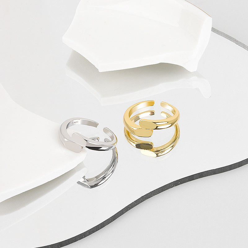 Female Fashion Personality Tide Simple And Rings