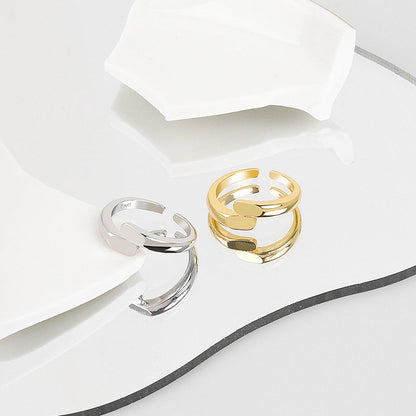 Female Fashion Personality Tide Simple And Rings