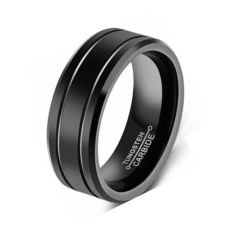 Men's Fashion Temperament Wild Titanium Steel Hand Rings