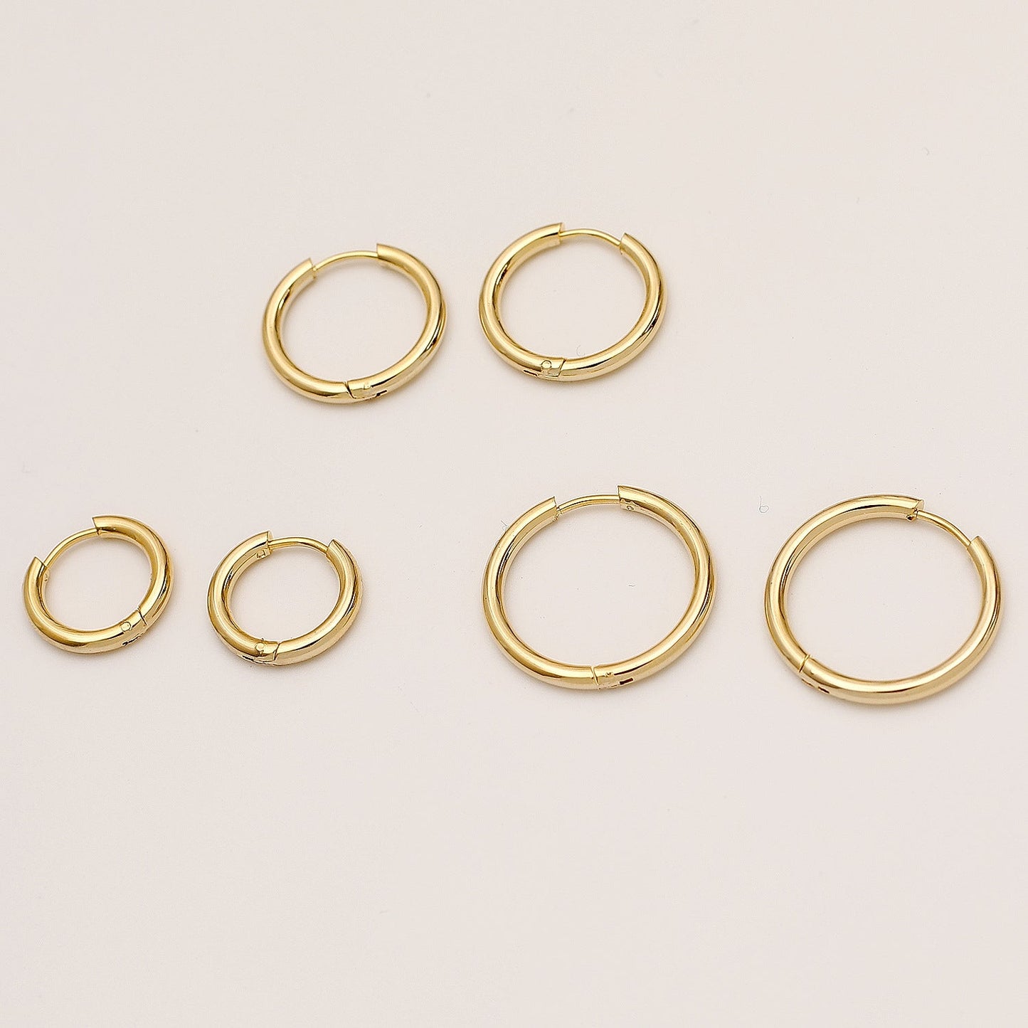 Women's Big And Small Circles Eardrop Elegant Personalized Simple Earrings