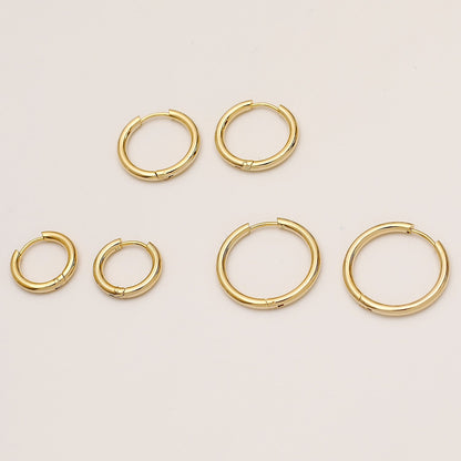 Women's Big And Small Circles Eardrop Elegant Personalized Simple Earrings