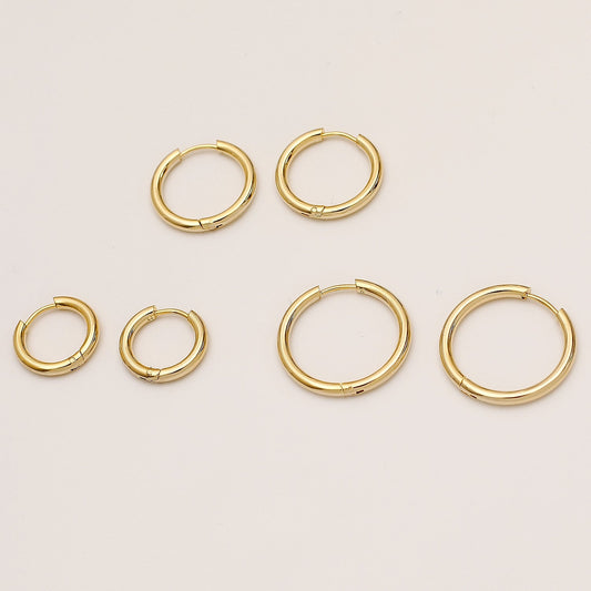 Women's Big And Small Circles Eardrop Elegant Personalized Simple Earrings