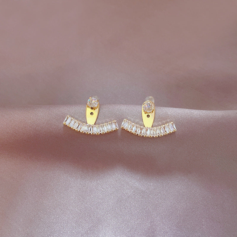 Diamond Geometric Ear Female Temperament Long Fringe Earrings