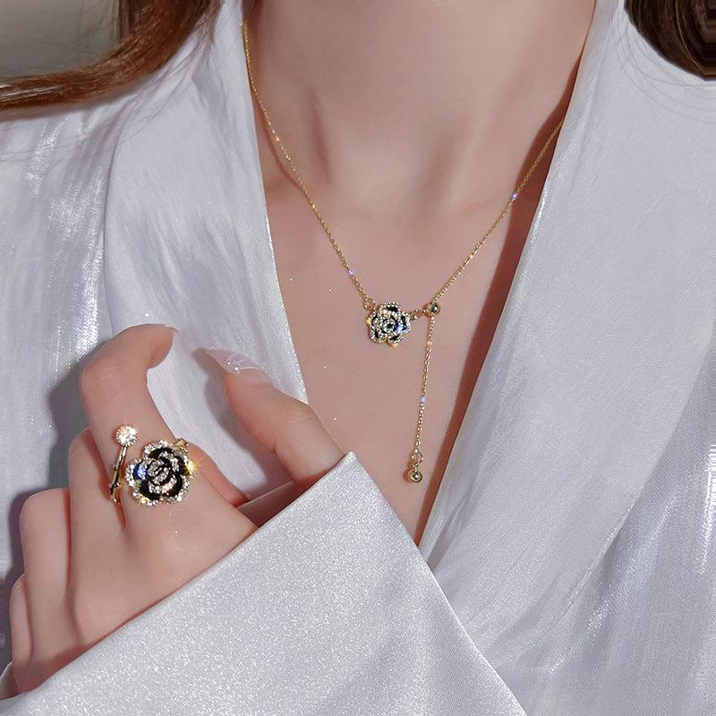 Female Clavicle Chain Special Interest Light Necklaces