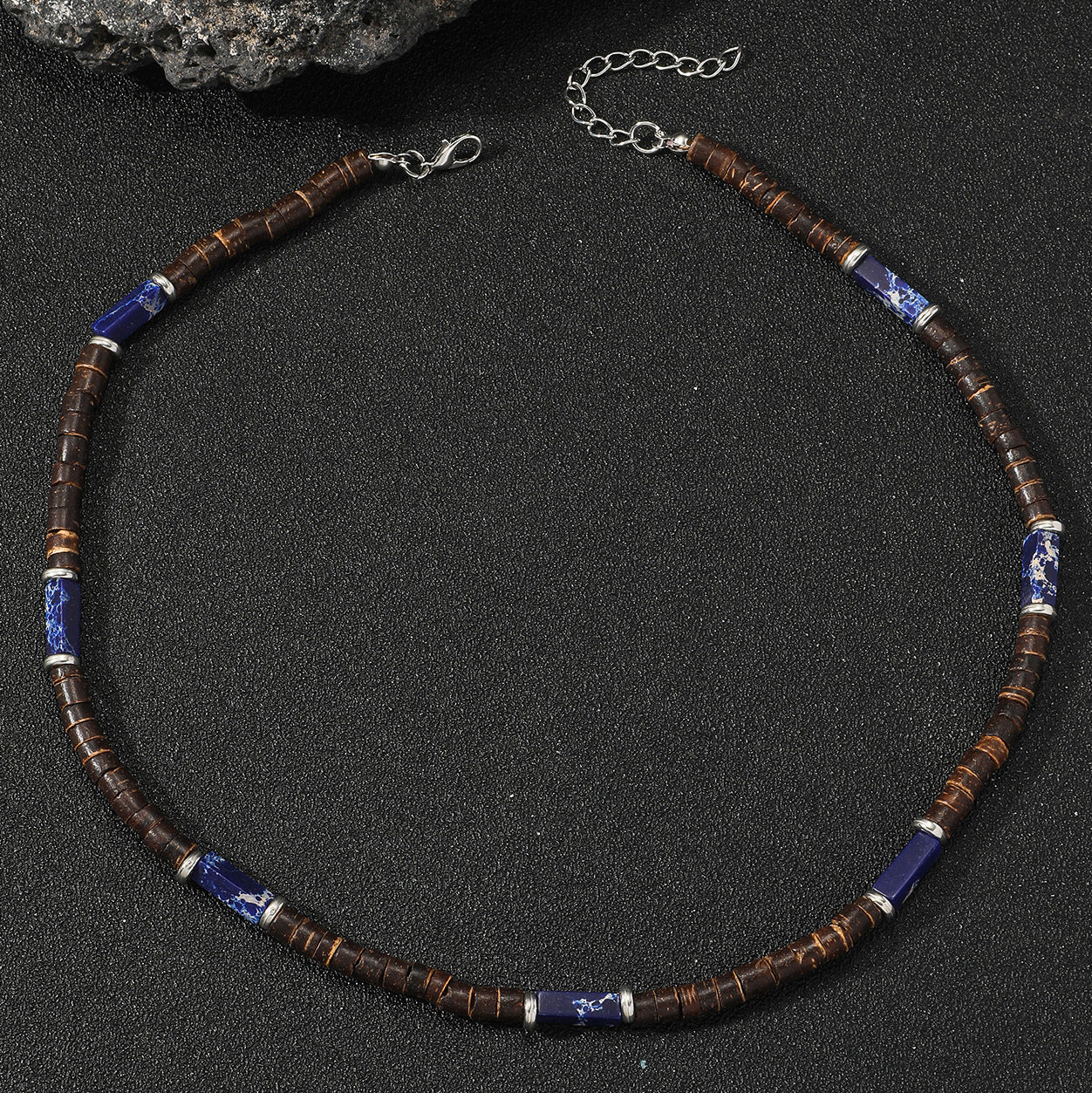 Men's Hip Hop Bohemian Style Turquoise Coconut Necklaces