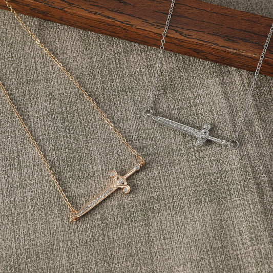 Women's Cross Sword Pendant Hip Hop Punk Necklaces