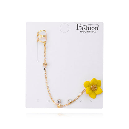 Pairs Imitation Gemstone Crystal Drop Shape Earrings