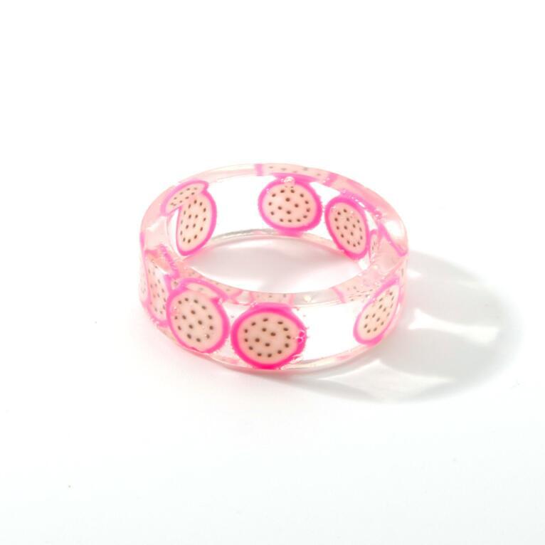 Fashion Creative Personalized Resin Popular Sale Small Rings