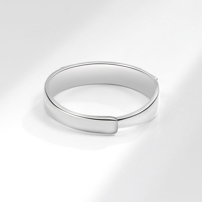 Money Drawing Pi Couple Retro Fashion Personalized Opening Single Rings