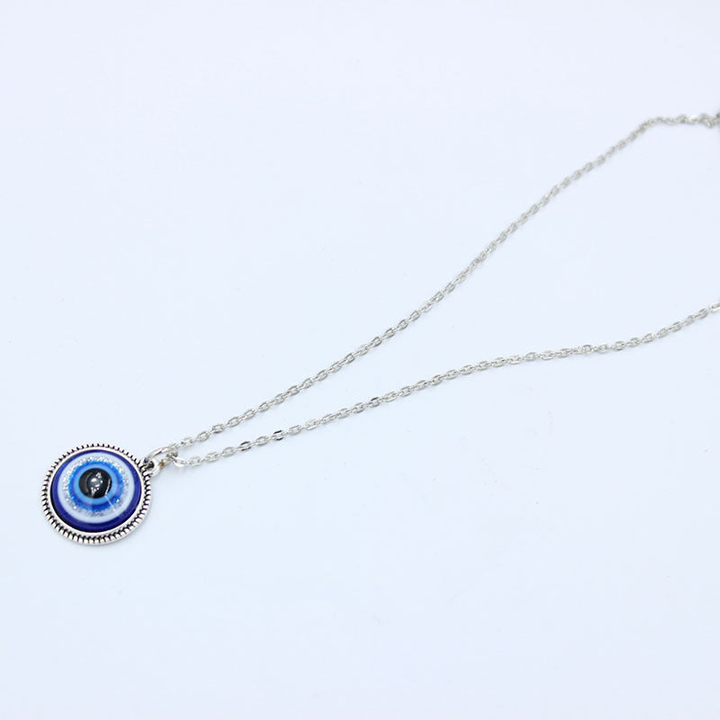 Devil's Eye Blue Eyes Female Clavicle Chain Necklaces