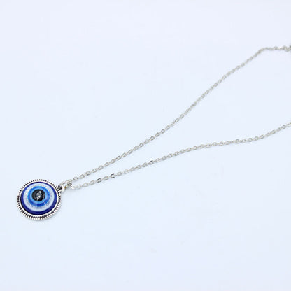 Devil's Eye Blue Eyes Female Clavicle Chain Necklaces