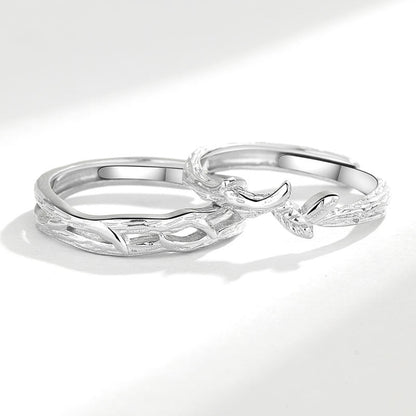 Women's & Men's & Luxury Minority Mori Style Design Sense Pair Rings