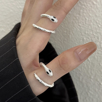 Luxury Minority Design Sense Simulated Snakes Female Temperament Rings