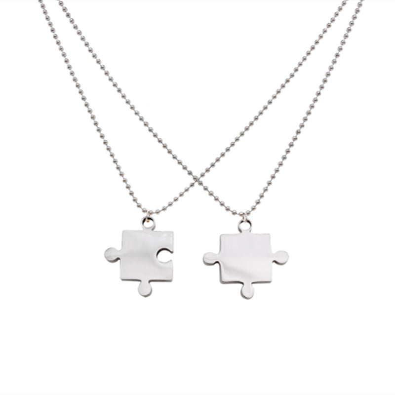 Men's Clavicle Chain Titanium Steel Stitching Special Interest Necklaces