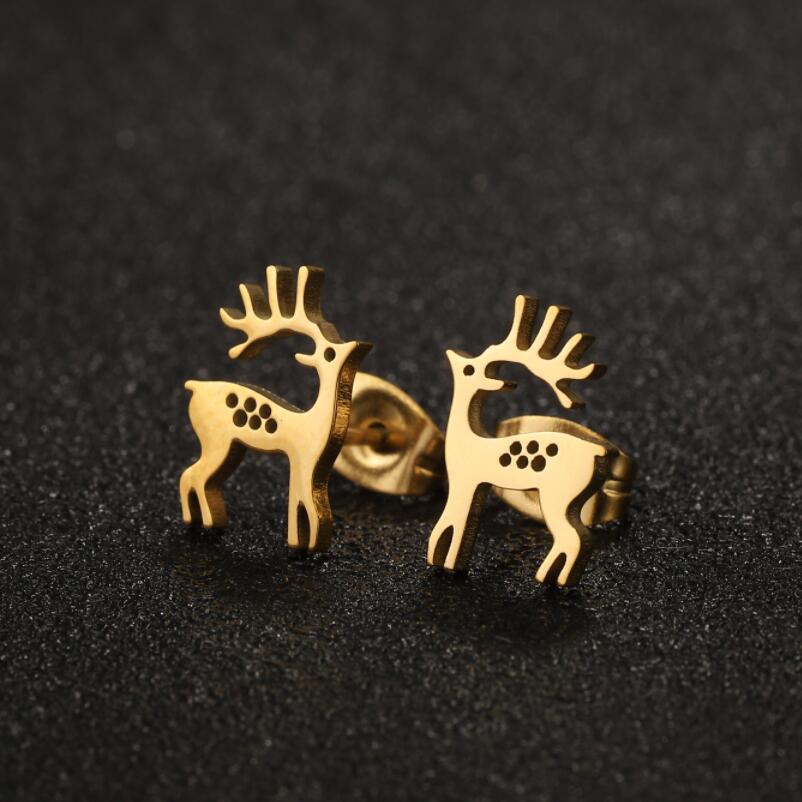 Antlers Simple And Compact Fresh Version Earrings
