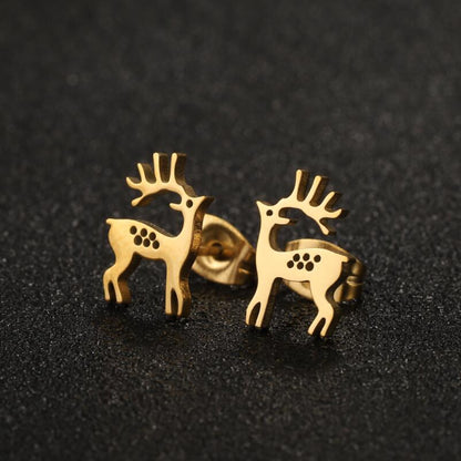 Antlers Simple And Compact Fresh Version Earrings