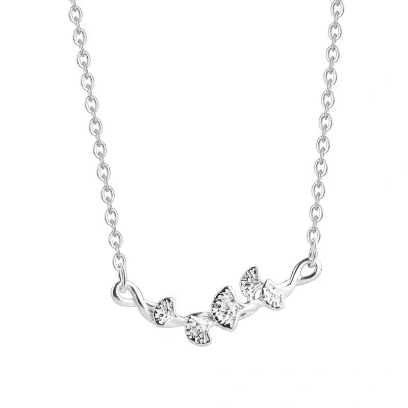 Leaf Female Temperament Light Luxury Niche Leaves Clavicle Chain Necklaces