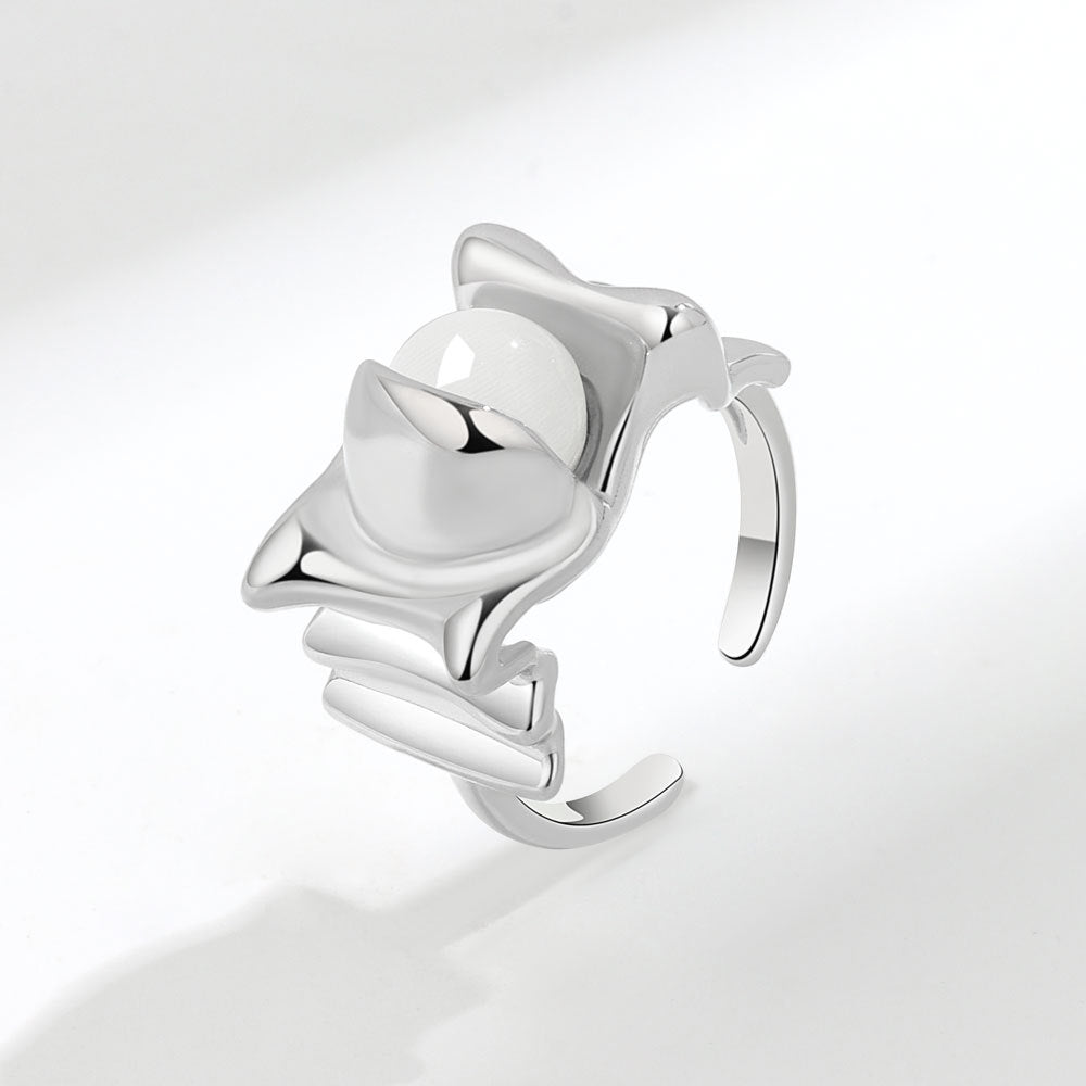 Agate Stone Design High-grade Simple Personality Rings