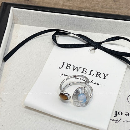 Light Luxury Minority Index Finger Senior Rings