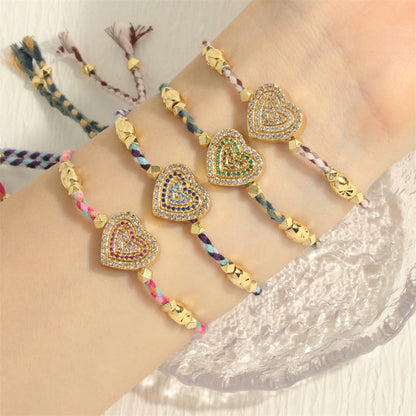 Love Carrying Strap Design Simple Colorful Bracelets