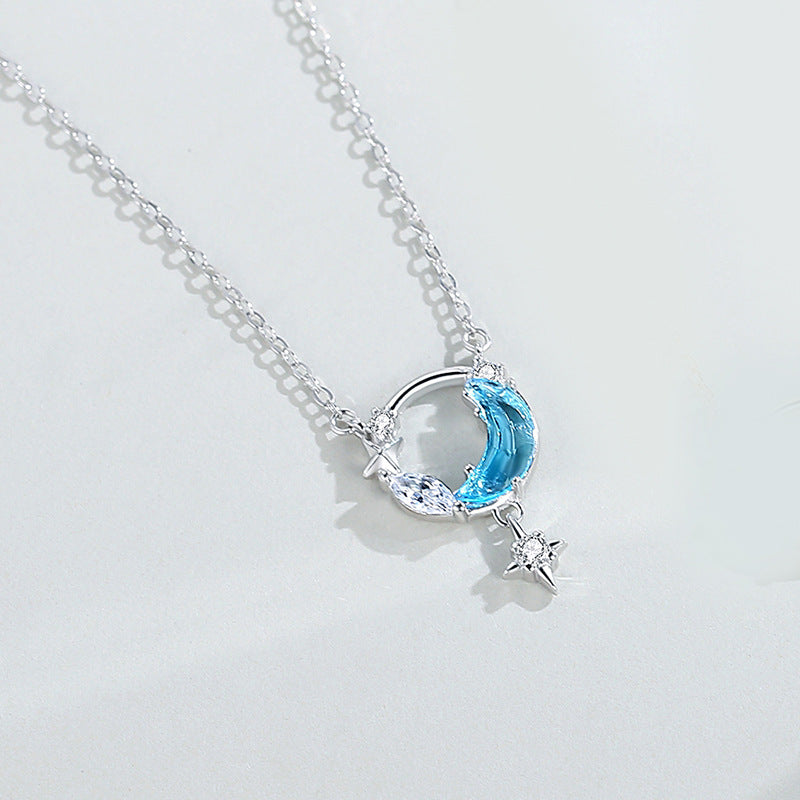Women's Moon Korean Pendant Design Light Luxury Necklaces