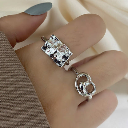 Female Pleated Fashion Punk Nightclub Disco Rings