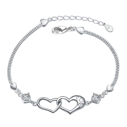 Women's Happiness Signal Sier-plated Ornament Fashion Jewelry Bracelets