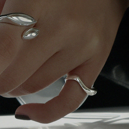 Summer Korean Style Female Wild Light Rings