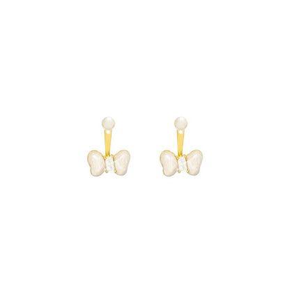 Hook Bow Female Summer Niche Design Earrings