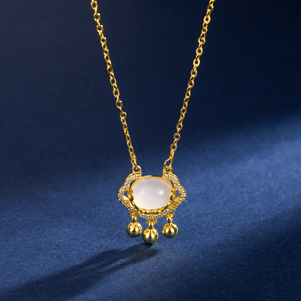 Women's An Longevity Lock Elegant Light Luxury Necklaces