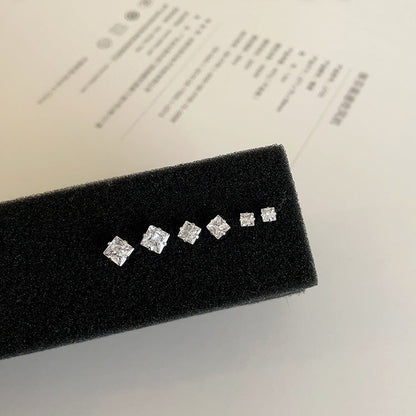 Heart Earings Set Female Simple Personality Earrings